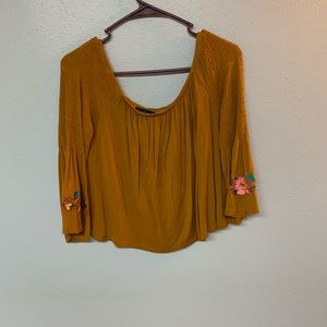 Off the shoulder blouse